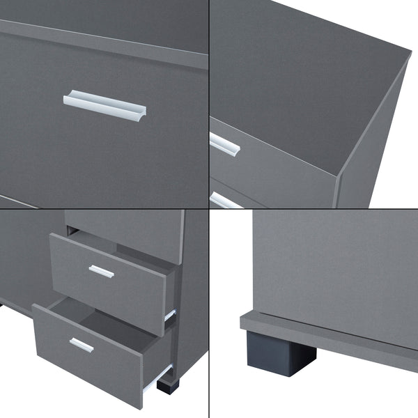 Aparador Döbritz 84x80x28 cm [en.casa]