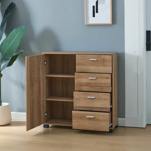 Aparador Döbritz 84x80x28 cm [en.casa]