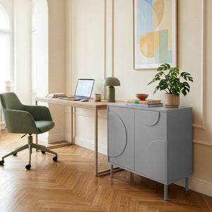 Aparador Holea con 2 puertas MDF 75x70x34 cm - [en.casa]