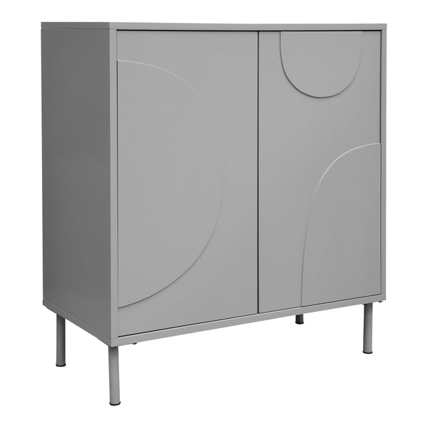 Aparador Holea con 2 puertas MDF 75x70x34 cm - [en.casa]