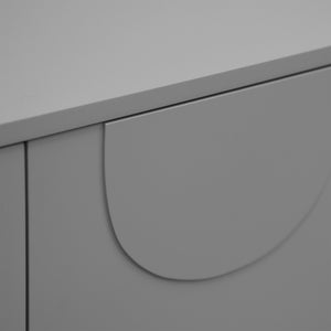 Aparador Holea con 2 puertas MDF 75x70x34 cm - [en.casa]