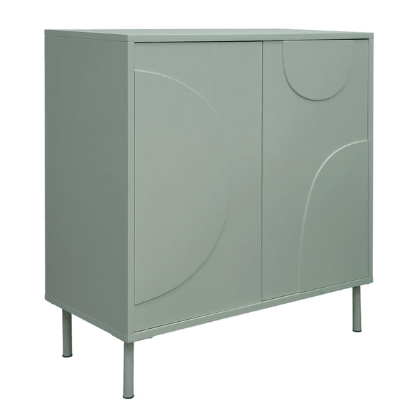 Aparador Holea con 2 puertas MDF 75x70x34 cm - [en.casa]