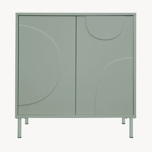 Aparador Holea con 2 puertas MDF 75x70x34 cm - [en.casa]