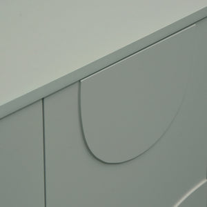Aparador Holea con 2 puertas MDF 75x70x34 cm - [en.casa]