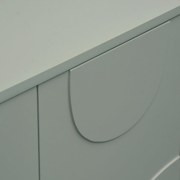 Aparador Holea con 2 puertas MDF 75x70x34 cm - [en.casa]