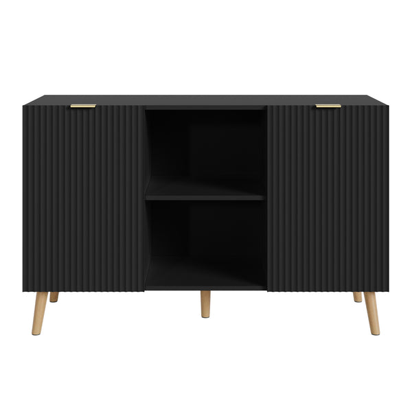 Aparador Nand puertas 120x40x76cm - [en.casa]