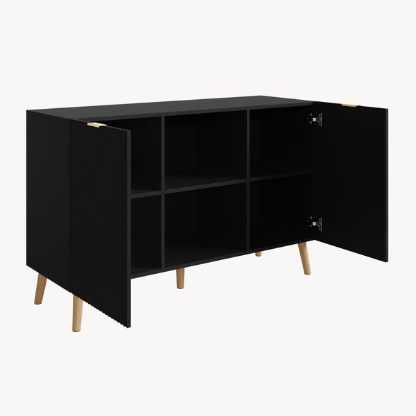 Aparador Nand puertas 120x40x76cm - [en.casa]