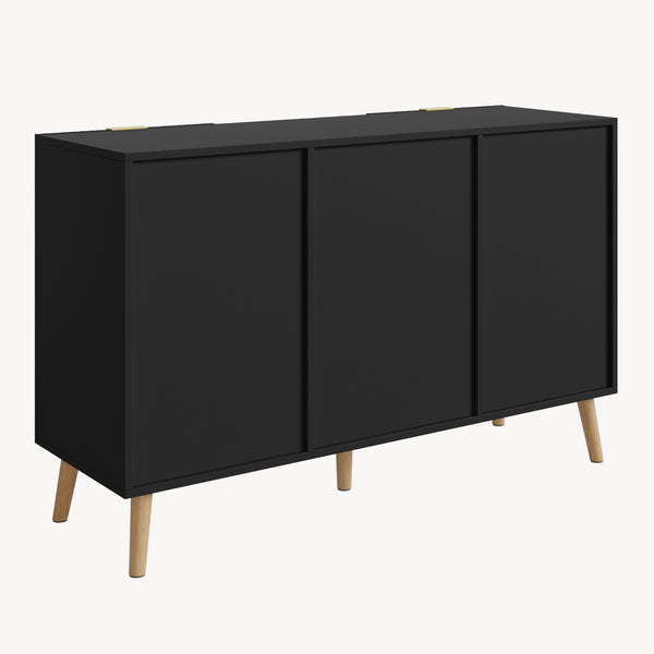 Aparador Nand puertas 120x40x76cm - [en.casa]