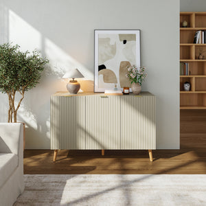Aparador Nand puertas 120x40x76cm - [en.casa]