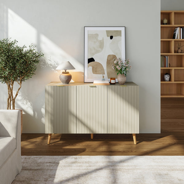 Aparador Nand puertas 120x40x76cm - [en.casa]