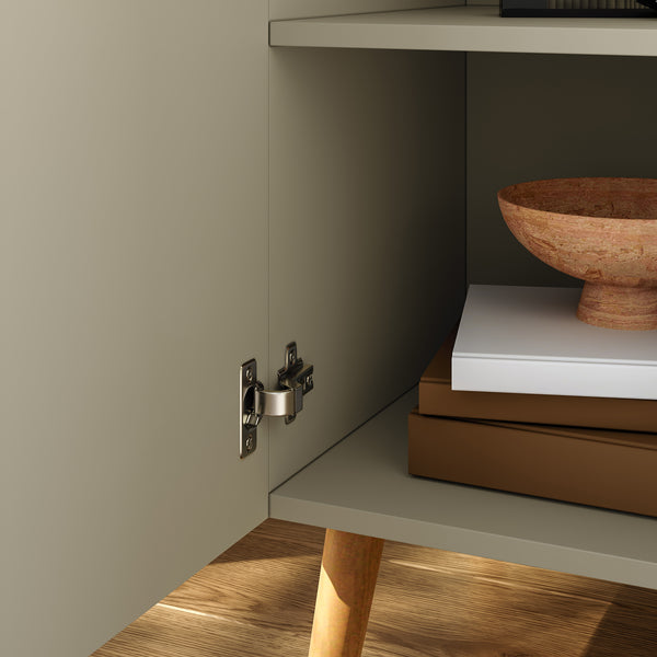 Aparador Nand puertas 120x40x76cm - [en.casa]