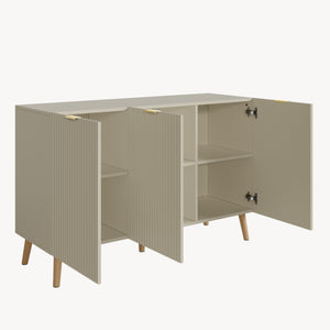 Aparador Nand puertas 120x40x76cm - [en.casa]