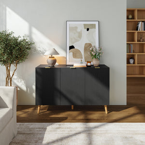 Aparador Nand puertas 120x40x76cm - [en.casa]