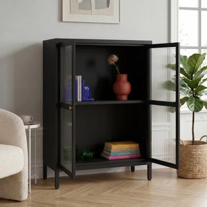 Aparador Säkylä con 2 puertas 84x64x35 cm - [en.casa]