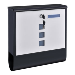 Buzón Sanitz 34x31x10cm acero en varios colores [en.casa]