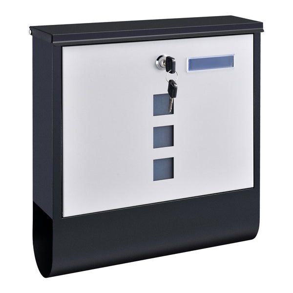 Buzón Sanitz 34x31x10cm acero en varios colores [en.casa]