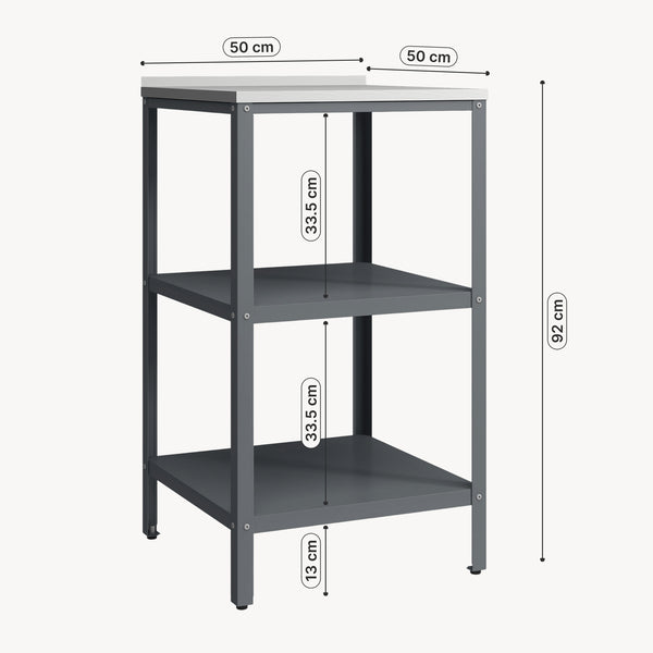 Estantería de pie para Jardín Bolognano 92x50x50 cm - [casa.pro] 