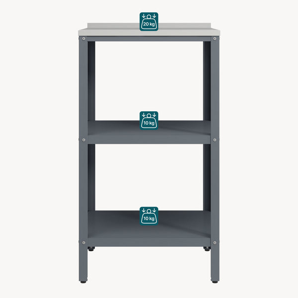 Estantería de pie para Jardín Bolognano 92x50x50 cm - [casa.pro] 