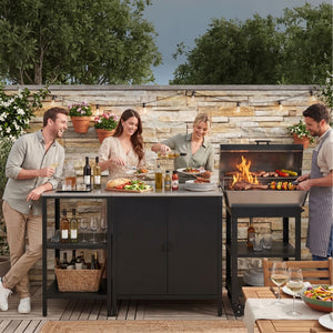 Estantería de pie para Jardín Bolognano 92x50x50 cm - [casa.pro] 