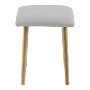 Taburete Gera 45,5 x 36 x 36 cm Acolchado en varios colores en.casa