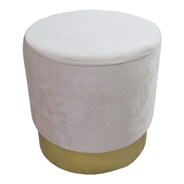 Taburete Larvik 40x40 cm Terciopelo [en.casa]