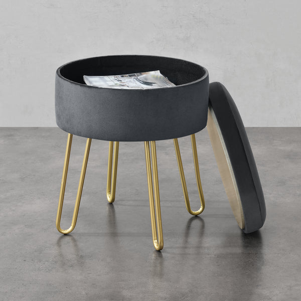 Taburete Siders 48x38x38 cm MDF/estructura de metal varios colores en.casa