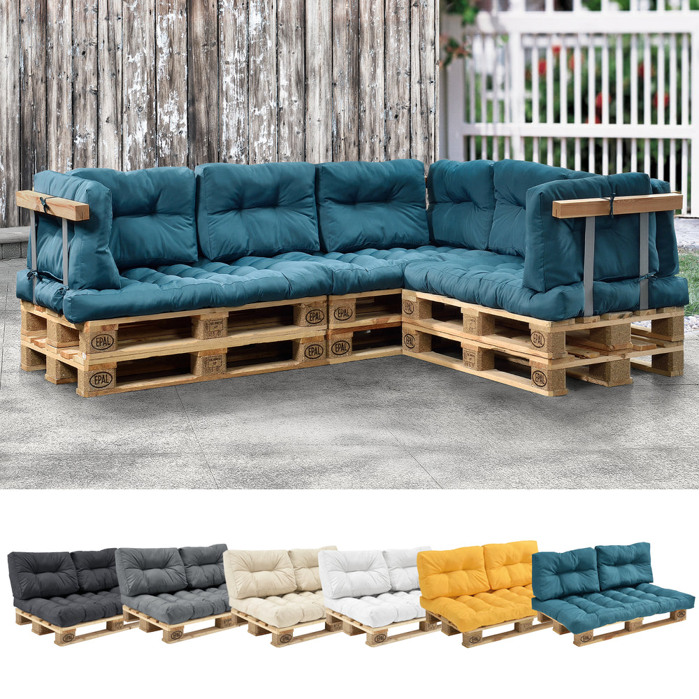 Cojines para palets Comfy en varios colores en.casa - premiumXL