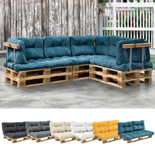 Cojines para palets Comfy en varios colores en.casa - premiumXL