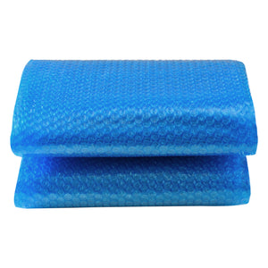 Cubierta solar para piscina Ferrarno azul rectangular [en.casa]