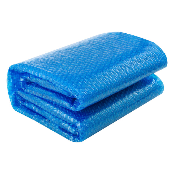 Cubierta solar para piscina Ferrarno azul rectangular [en.casa]