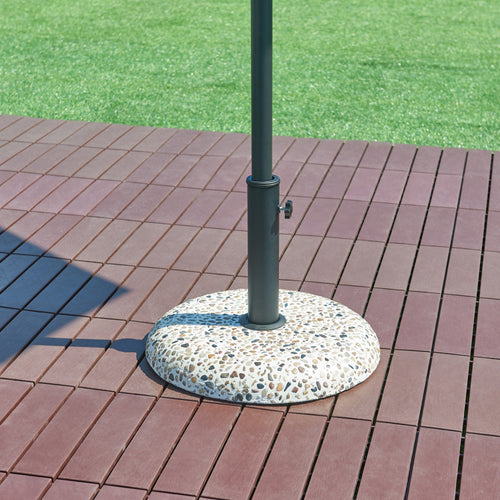 Base para sombrilla Bitritto de hormigón Ø45x6 cm [casa.pro] - premiumXL