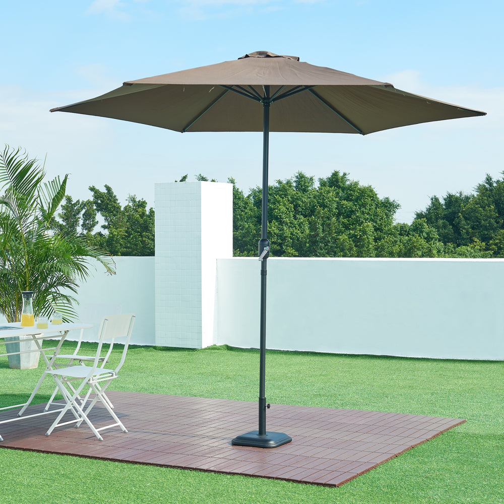 Base para sombrilla Biccari de hormigón negro [casa.pro]