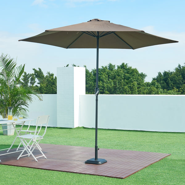 Base para sombrilla Biccari de hormigón negro [casa.pro]