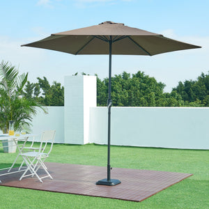Base para sombrilla Biccari de hormigón negro [casa.pro]