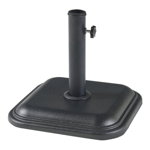 Base para sombrilla Biccari de hormigón negro [casa.pro]