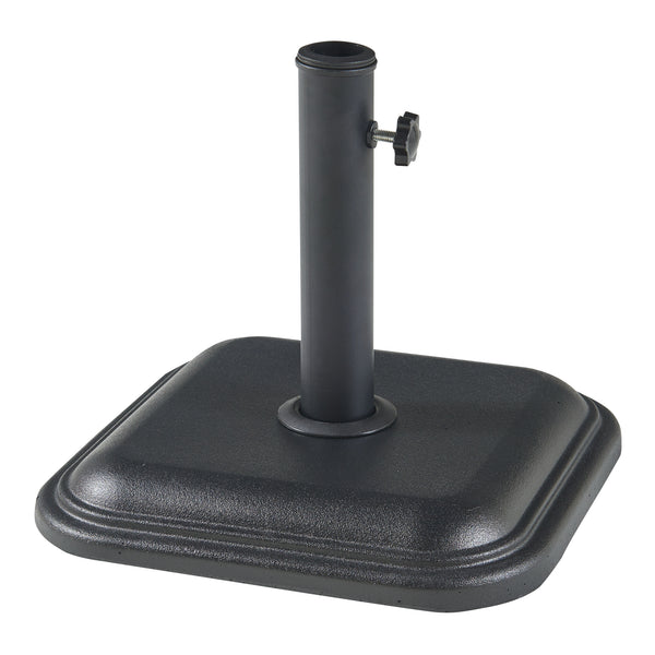 Base para sombrilla Biccari de hormigón negro [casa.pro]