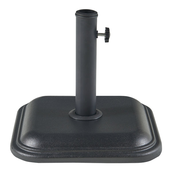 Base para sombrilla Biccari de hormigón negro [casa.pro]