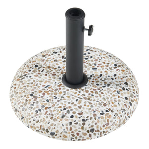 Soporte de Sombrilla Bitritto Aspecto Grava Hormigón 45 x 6 cm - [casa.pro]
