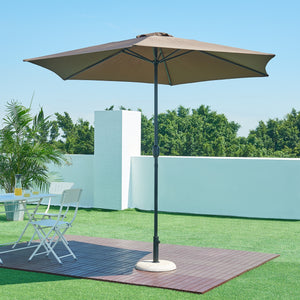 Soporte de Sombrilla Bitritto Aspecto Grava Hormigón 45 x 6 cm - [casa.pro]