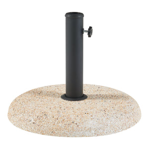Soporte de Sombrilla Bitritto Aspecto Grava Hormigón 45 x 6 cm - [casa.pro]