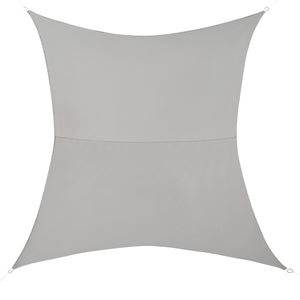 Toldo rectangular 300x500 cm gris claro en.casa