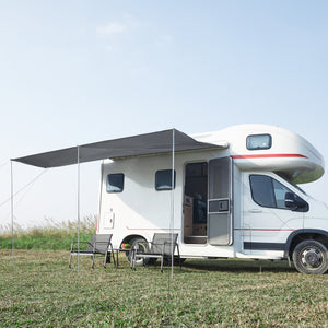 Toldo para caravana Beuningen 400x240x235 cm Gris [pro.tec]