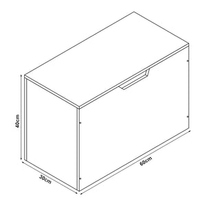 Caja de juguetes Oleiros [en.casa]