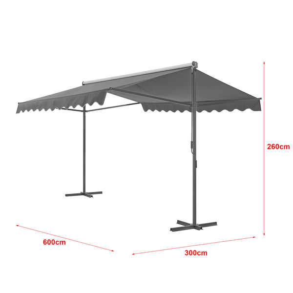 Toldo de pie Selenizza varios colores y tamaños [pro.tec]