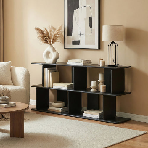 Librería Gäljami 4 compartimentos abiertos 160x35x74cm - [en.casa]