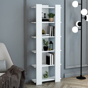 Estantería de pie Præstø Blanco [en.casa]