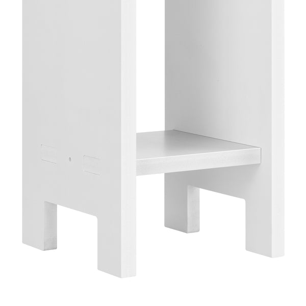 Estantería de pie Arvika con 3 estantes 80x17x17cm en varios colores [en.casa]