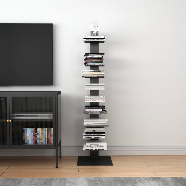 Librería Eksjö con 10 estantes 150x39x39 cm - [en.casa]
