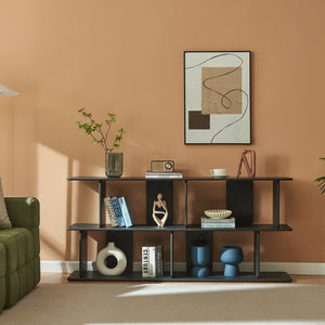 Librería Gäljami 4 compartimentos abiertos 160x35x74cm - [en.casa]