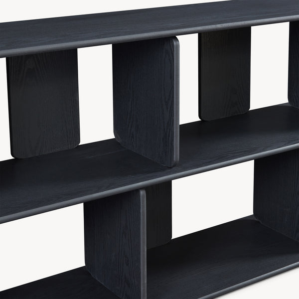 Librería Gäljami 4 compartimentos abiertos 160x35x74cm - [en.casa]